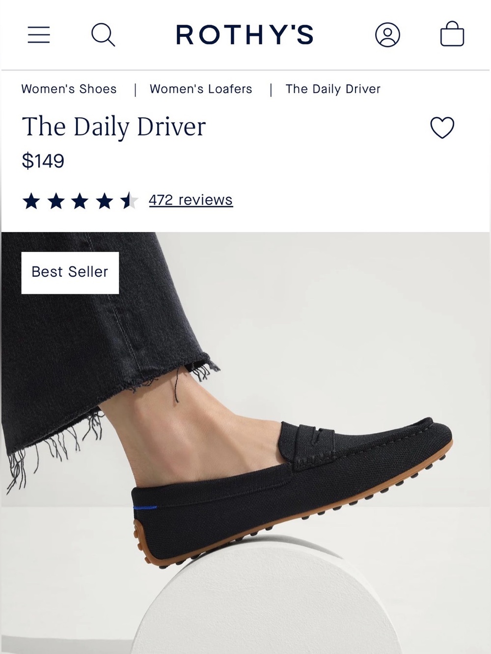 Rothy's Driver Loafer Women’s 10.5 - Picture 4 of 4